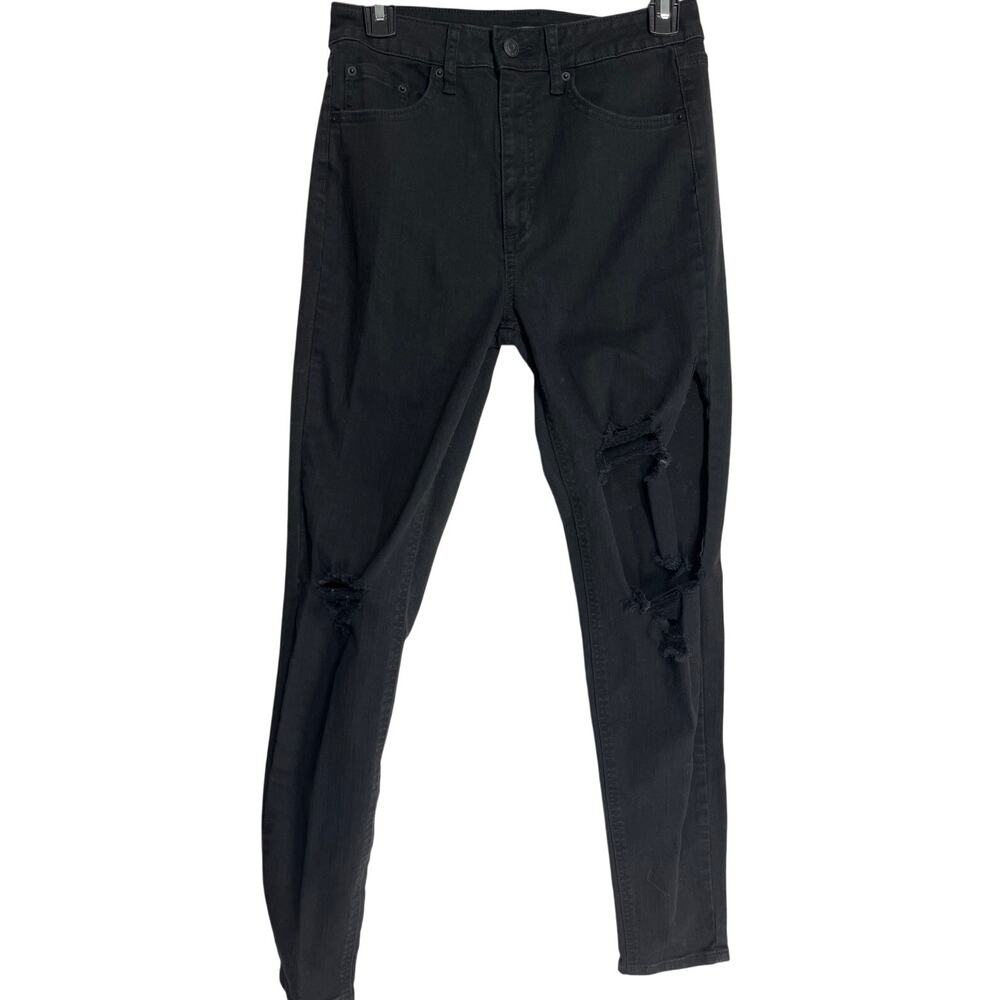 Wild Fable Skinny Jeans Womens Size 4 Black High Rise Denim Cotton Blend Casual